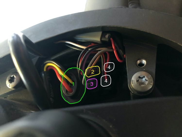 Cable configuration of Bosch Gen 3 e-bike motor